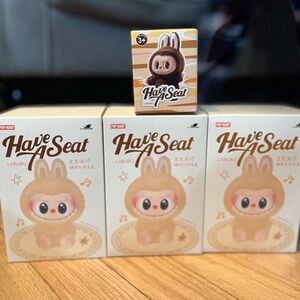 Pop Mart Labubu Have A Seat Doll - Brown